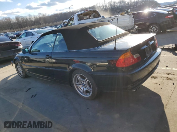 2001 BMW 3 Series 330Ci with VIN WBABS53491JU84547, listed as a Copart auction lot 87298284 with 82,210 mi miles and Salvage Title. Bid and sale history available at carsss.com. Image 2.