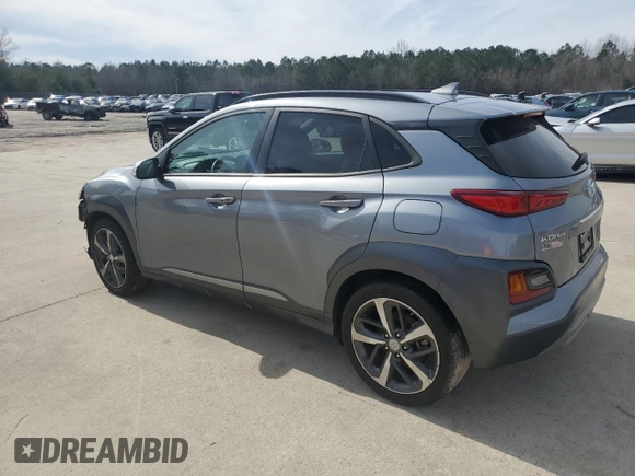 2021 Hyundai Kona Ultimate with VIN KM8K53A51MU708418, listed as a Copart auction lot 45710145 with 62,431 mi miles and Salvage Title. Bid and sale history available at carsss.com. Image 2.