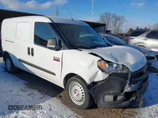 2021 Ram ProMaster City Cargo Tradesman with VIN ZFBHRFAB5M6U06891, listed as a IAAI auction lot 41352318 with 49,665 mi miles and . Bid and sale history available at carsss.com. Image 1.
