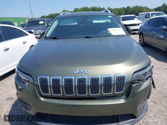 2019 Jeep Cherokee Latitude with VIN 1C4PJLCB9KD109451, listed as a IAAI auction lot 39941419 with 131,236 mi miles. Bid and sale history available at carsss.com. Image 12.