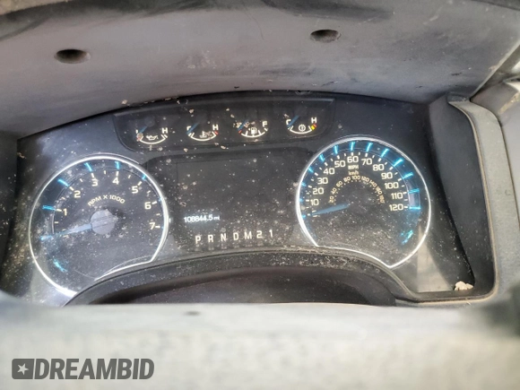 2014 Ford F-150 XL with VIN 1FTFX1EF1EKE23402, listed as a Copart auction lot 59042895 with 108,844 mi miles and Salvage title. Bid and sale history available at DreamBid. Image 9.