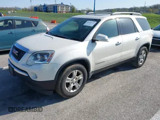 2008 GMC Acadia SLT1 with VIN 1GKER237X8J289351, listed as a IAAI auction lot 41933212 with 197,203 mi miles. Bid and sale history available at carsss.com. Image 2.