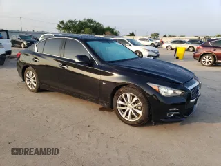 2015 Infiniti Q50 Premium with VIN JN1BV7APXFM341439, listed as a Copart auction lot 51389755 with 112,343 mi miles and Clean title. Bid and sale history available at DreamBid. Image 4.