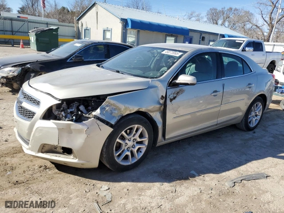 2013 Chevrolet Malibu LT with VIN 1G11C5SAXDF312014, listed as a Copart auction lot 49073995 with 146,520 mi miles and Salvage Title. Bid and sale history available at carsss.com. Image 1.