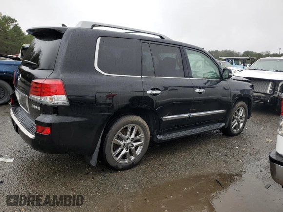 2015 Lexus LX 570 with VIN JTJHY7AX7F4186473, listed as a Copart auction lot 38514814 with 60,837 mi miles and . Bid and sale history available at DreamBid. Image 3.