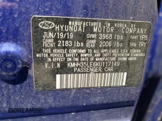 2019 Hyundai Elantra GT with VIN KMHH35LE6KU117149, listed as a Copart auction lot 59414694 with 35,976 mi miles and Salvage Title. Bid and sale history available at carsss.com. Image 14.