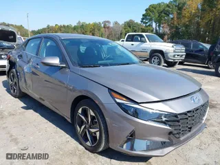 2023 Hyundai Elantra Limited with VIN KMHLP4AG0PU607249, listed as a IAAI auction lot 40685737 with 21,510 mi miles. Bid and sale history available at carsss.com. Image 1.