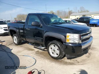 2008 Chevrolet Silverado 1500 Work Truck with VIN 1GCEK14C78Z200911, listed as a Copart auction lot 52197035 with 215,836 mi miles and Salvage Title. Bid and sale history available at DreamBid. Image 4.