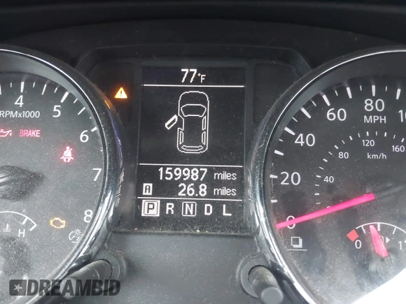2013 Nissan Rogue S with VIN JN8AS5MT0DW040764, listed as a IAAI auction lot 42113146 with 159,987 mi miles. Bid and sale history available at carsss.com. Image 7.