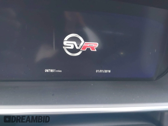 2021 Land Rover Range Rover Sport SVR with VIN SALWZ2RE2MA762507, listed as a IAAI auction lot 41597473 with 67,851 mi miles and . Bid and sale history available at DreamBid. Image 7.