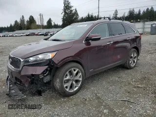 2020 Kia Sorento SX z VIN 5XYPKDA50LG696187, wystawiony jako Copart lot #50215335 z przebiegiem 95 243 mil mil oraz Szkoda całkowita • Salvage title. Historia ofert i sprzedaży dostępna na DreamBid. Obrazek 1.