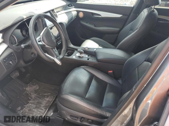 2019 Infiniti QX50 LUXE with VIN 3PCAJ5M16KF133173, listed as a Copart auction lot 54772045 with 59,571 mi miles and Salvage Title. Bid and sale history available at carsss.com. Image 7.