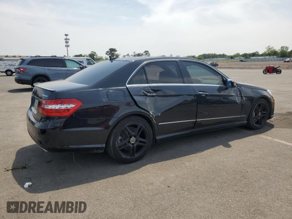 2013 Mercedes-Benz E 550 Sport with VIN WDDHF9BB8DA759750, listed as a Copart auction lot 59177825 with 63,620 mi miles and Salvage title. Bid and sale history available at DreamBid. Image 3.