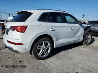 2024 Audi Q5 S line Premium with VIN WA1G2AFY1R2069111, listed as a Copart auction lot 46171785 with 10,350 mi miles and Salvage title. Bid and sale history available at DreamBid. Image 3.