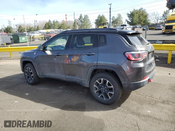2019 Jeep Compass Trailhawk with VIN 3C4NJDDB2KT799842, listed as a Copart auction lot 50092085 with 86,114 mi miles and Salvage Title. Bid and sale history available at carsss.com. Image 2.