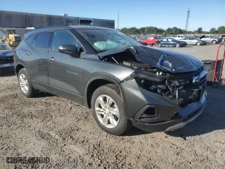 2019 Chevrolet Blazer with VIN 3GNKBBRA6KS601538, listed as a Copart auction lot 75966954 with 22,084 mi miles and Salvage Title. Bid and sale history available at carsss.com. Image 4.