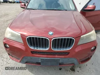 2013 BMW X3 xDrive28i with VIN 5UXWX9C5XDLK59597, listed as a Copart auction lot 54654005 with Not Provided miles and Clean Title. Bid and sale history available at DreamBid. Image 12.