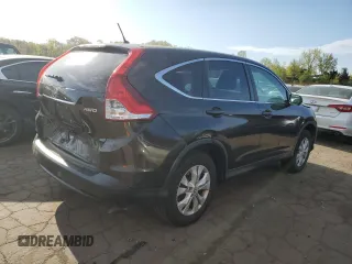 2014 Honda CR-V EX with VIN 5J6RM4H57EL034990, listed as a Copart auction lot 55042465 with 157,463 mi miles and Salvage Title. Bid and sale history available at DreamBid. Image 3.