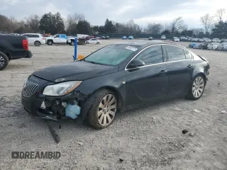 2011 Buick Regal CXL Turbo TO7 with VIN W04G15GV5B1078355, listed as a Copart auction lot 89405175 with 171,231 mi miles and Salvage Title. Bid and sale history available at carsss.com. Image 1.