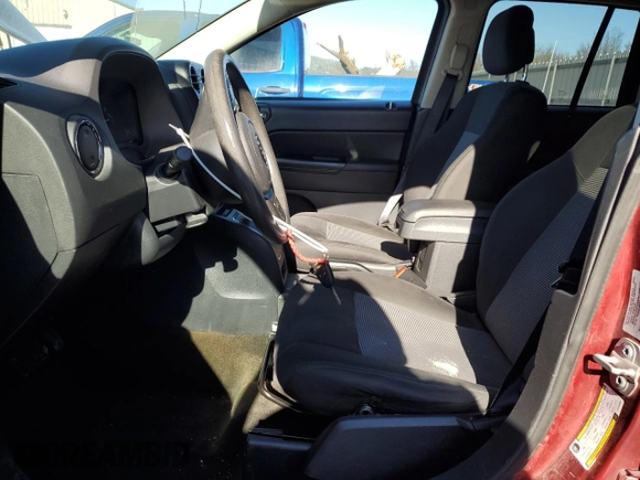 2016 Jeep Compass Sport with VIN 1C4NJDBB0GD753006, listed as a Copart auction lot 42496815 with 128,320 mi miles and Salvage Title. Bid and sale history available at carsss.com. Image 7.