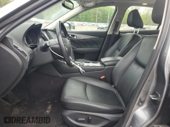 2015 Infiniti Q50 Premium with VIN JN1BV7AR6FM419944, listed as a Copart auction lot 55504355 with 101,886 mi miles and Salvage Title. Bid and sale history available at DreamBid. Image 7.
