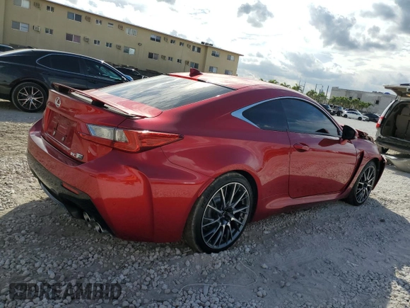 2017 Lexus RC F F z VIN JTHHP5BC8H5006161, wystawiony jako Copart lot #88627715 z przebiegiem 45 235 mil mil oraz Szkoda całkowita • Salvage title. Historia ofert i sprzedaży dostępna na DreamBid. Obrazek 3.