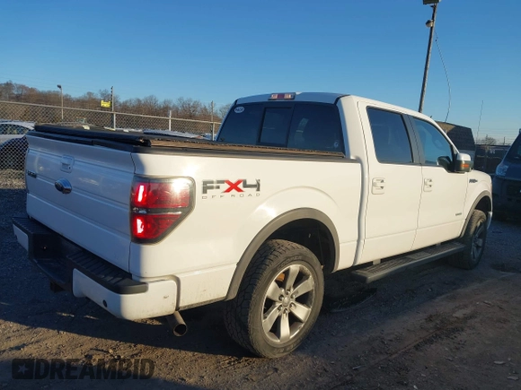 2011 Ford F-150 XLT with VIN 1FTFW1ETXBFB87622, listed as a IAAI auction lot 41758889 with 301,380 mi miles. Bid and sale history available at carsss.com. Image 4.