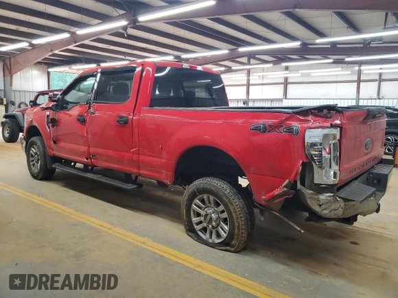 2019 Ford F-250 XL with VIN 1FT7W2B69KEE85772, listed as a Copart auction lot 55082445 with 87,668 mi miles and Salvage title. Bid and sale history available at DreamBid. Image 2.