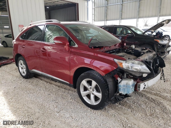 2012 Lexus RX 350 with VIN 2T2BK1BA2CC122511, listed as a Copart auction lot 48981795 with 58,964 mi miles and Clean Title. Bid and sale history available at carsss.com. Image 4.