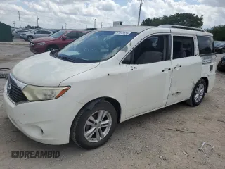 2012 Nissan Quest SL with VIN JN8AE2KP0C9040904, listed as a Copart auction lot 61943655 with 197,300 mi miles and Salvage title. Bid and sale history available at DreamBid. Image 1.