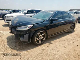 2016 Honda Accord Touring with VIN 1HGCR3F9XGA012737, listed as a Copart auction lot 58274935 with 69,715 mi miles and Salvage title. Bid and sale history available at DreamBid. Image 1.