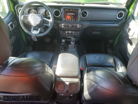 2019 Jeep Wrangler Unlimited Sahara with VIN 1C4HJXEN2KW510038, listed as a Copart auction lot 89243675 with 142,738 mi miles and Salvage title. Bid and sale history available at DreamBid. Image 8.