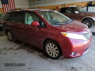 2012 Toyota Sienna XLE AAS with VIN 5TDYK3DC5CS187675, listed as a Copart auction lot 55211635 with 328,972 mi miles and Clean Title. Bid and sale history available at DreamBid. Image 4.