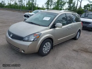 2007 Nissan Quest with VIN 5N1BV28U17N118936, listed as a IAAI auction lot 42087054 with 138,058 mi miles. Bid and sale history available at carsss.com. Image 2.