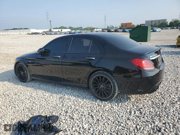 2020 Mercedes-Benz C 43 AMG z VIN WDDWF6EB8LR555001, wystawiony jako Copart lot #58660435 z przebiegiem 62 546 mil mil oraz Szkoda całkowita • Salvage title. Historia ofert i sprzedaży dostępna na DreamBid. Obrazek 2.
