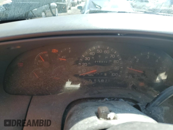 1997 Ford F-150 XL with VIN 1FTDX1863VKB12606, listed as a Copart auction lot 54605395 with 216,970 mi miles and Clean Title. Bid and sale history available at carsss.com. Image 9.