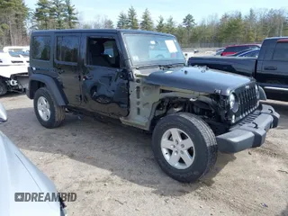 2017 Jeep Wrangler Unlimited Sport with VIN 1C4BJWDG4HL538582, listed as a IAAI auction lot 41921436 with 32,006 mi miles. Bid and sale history available at carsss.com. Image 1.