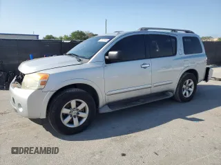2015 Nissan Armada SV with VIN 5N1AA0ND5FN603286, listed as a Copart auction lot 50808105 with 148,715 mi miles and Salvage Title. Bid and sale history available at DreamBid. Image 1.