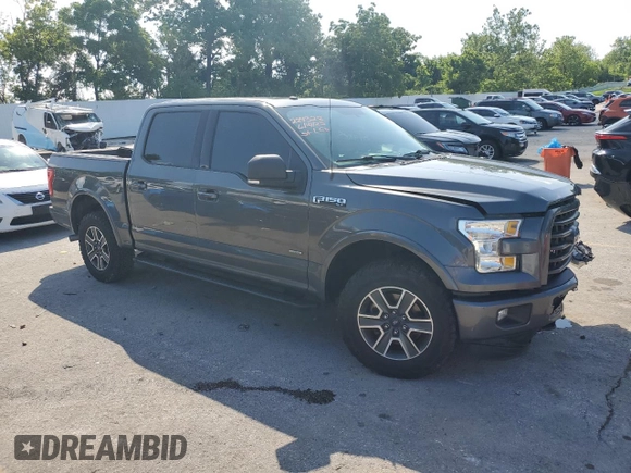 2016 Ford F-150 XLT with VIN 1FTEW1EP4GFC83266, listed as a Copart auction lot 61298815 with 95,040 mi miles and Salvage title. Bid and sale history available at DreamBid. Image 4.