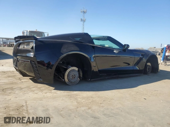 2016 Chevrolet Corvette Z06 1LZ with VIN 1G1YP2D63G5600462, listed as a Copart auction lot 42380425 with 0 mi miles and Salvage Title. Bid and sale history available at carsss.com. Image 3.