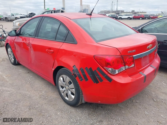 2014 Chevrolet Cruze LS with VIN 1G1PA5SG2E7151755, listed as a IAAI auction lot 42043027 with 194,071 mi miles. Bid and sale history available at carsss.com. Image 3.