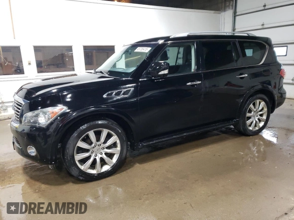 2012 Infiniti QX56 8-passenger z VIN JN8AZ2NC7C9316797, wystawiony jako Copart lot #49735415 z przebiegiem 174 598 mil mil oraz Czysty tytuł • Clean title. Historia ofert i sprzedaży dostępna na DreamBid. Obrazek 1.