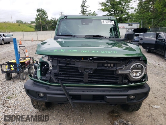 2024 Ford Bronco Big Bend with VIN 1FMDE7BH3RLB41134, listed as a Copart auction lot 61553545 with 3,024 mi miles and Salvage title. Bid and sale history available at DreamBid. Image 5.