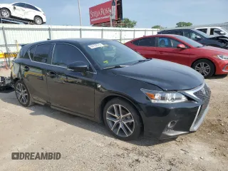 2015 Lexus CT 200h with VIN JTHKD5BH8F2246500, listed as a Copart auction lot 60152575 with 90,114 mi miles and Salvage title. Bid and sale history available at DreamBid. Image 4.