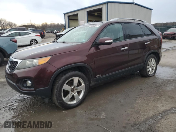 2011 Kia Sorento EX with VIN 5XYKUDA27BG043512, listed as a Copart auction lot 45181195 with 117,729 mi miles and Clean Title. Bid and sale history available at DreamBid. Image 1.