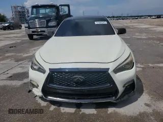 2014 Infiniti Q50 with VIN JN1BV7AP9EM683494, listed as a Copart auction lot 61565545 with Not provided miles and Salvage title. Bid and sale history available at DreamBid. Image 5.