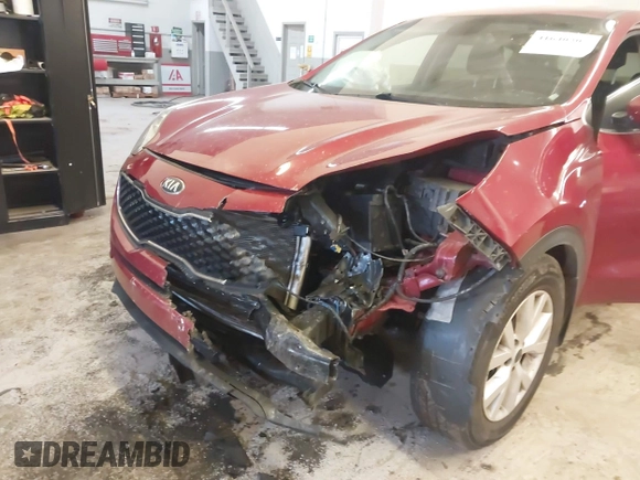 2018 Kia Sportage LX with VIN KNDPM3AC4J7449705, listed as a IAAI auction lot 41640305 with 74,292 mi miles and . Bid and sale history available at carsss.com. Image 6.