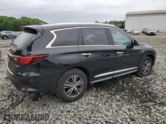 2020 Infiniti QX60 Luxe z VIN 5N1DL0MM0LC514421, wystawiony jako Copart lot #61422995 z przebiegiem 84 285 mil mil oraz Szkoda całkowita • Salvage title. Historia ofert i sprzedaży dostępna na DreamBid. Obrazek 3.