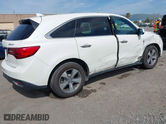 2016 Acura MDX with VIN 5FRYD3H25GB009205, listed as a IAAI auction lot 42099950 with 143,254 mi miles and . Bid and sale history available at DreamBid. Image 4.