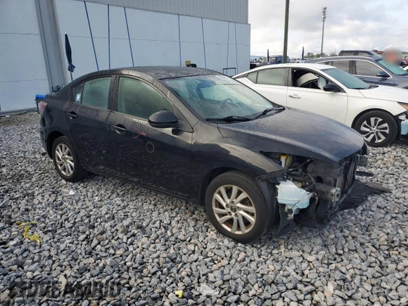 2013 Mazda 3 i Touring with VIN JM1BL1V77D1794443, listed as a Copart auction lot 55256375 with 161,127 mi miles and Salvage Title. Bid and sale history available at DreamBid. Image 4.
